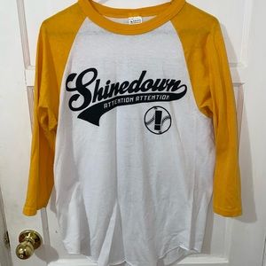 Shinedown World Tour baseball Tshirt
